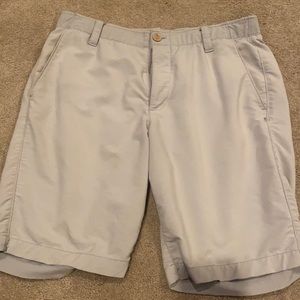 Gray golf shorts